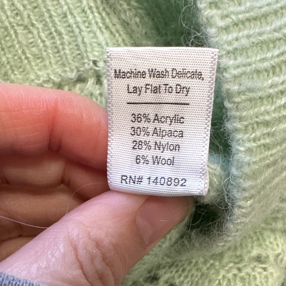 Light Green Women's Sweater Marine Layer (Sezane look) - Picture 7 of 7